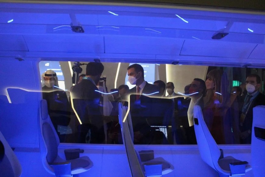 SPAIN’S PRIME MINISTER PEDRO SÁNCHEZ VISITS ZELEROS’ HYPERLOOP VEHICLE DURING “NATIONAL DAY” AT EXPO 2020 DUBAI